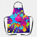 Search for visually aprons Vibrant colours