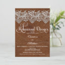 Search for leather and lace invitations Elegant