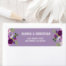 Search for romantic floral return address labels Pink