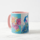 Search for pretty peacock mugs For her