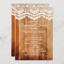 Search for country rehearsal dinner invitations White lace