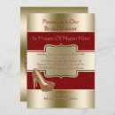 Search for red shoes invitations Shower