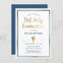 Search for simple first communion invitations White