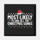 Search for singing magnets Santa
