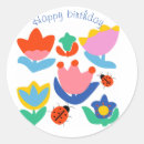 Search for blue ladybug stickers Red