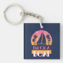 Search for pop culture key rings On a boat