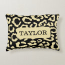 Search for black and white cheetah cushions Leopard pattern