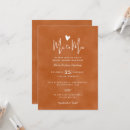 Search for burnt orange bridal shower invitations Modern