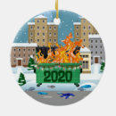 Search for dumpster christmas tree decorations Fire