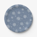 Search for blue and silver christmas plates Watercolor