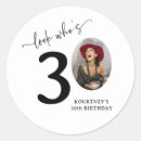 Search for funny 30th birthday stickers Thirty