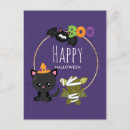 Search for mummy cat postcards Halloween
