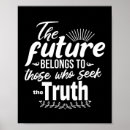 Search for truthful posters Typography
