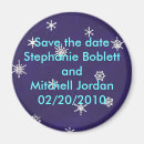 Search for christmas save the date magnets Snow