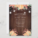 Search for pumpkin sweet 16 invitations Floral