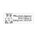 Search for easter egg return address labels Girly