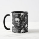 Search for gothic skull mugs Halloween