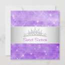 Search for tiara sweet 16 invitations Diamonds