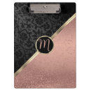 Search for bling clipboards Rose gold