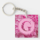 Search for letter g key rings Pink