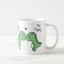 Search for dino love mugs Cute