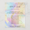 Search for gold foil flyers Beauty salon