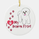 Search for bichon christmas tree decorations Animals