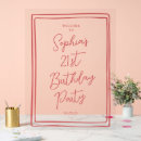 Search for 21st birthday posters Simple