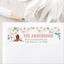 Search for little girl return address labels Floral