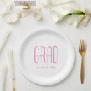 Search for pink graduation plates Feminine