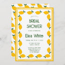 Search for lemon bridal shower invitations Italy