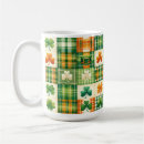 Search for irish plaid mugs Green