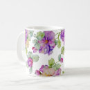 Search for watercolor peonies mugs Purple