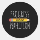 Search for progress not perfection stickers Teacher