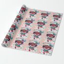 Search for little girl christmas wrapping paper Children