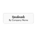 Search for handmade by return address labels Handcrafted