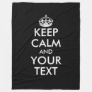 Search for keep calm blankets Crown