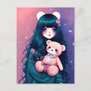 Search for teddy bear postcards Girl
