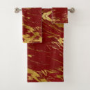 Search for red and gold christmas bath towels Elegant