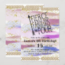 Search for fierce invitations Watercolor