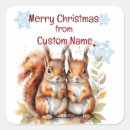 Search for christmas squirrel stickers Snowflakes