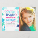 Search for swimsuit invitations Splish splash