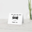 Search for pet sitter thank you cards Black and white