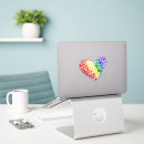Search for lgbtq pride flag stickers Heart