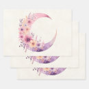 Search for crescent moon wrapping paper Flowers