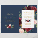 Search for burgundy wedding programs Booklet