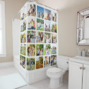 Search for modern christmas shower curtains Black and white