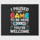 Search for video game wrapping paper Men