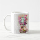 Search for bicycle with flowers mugs Beautiful