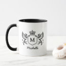 Search for black lion mugs Black and white